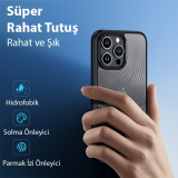 Dux Ducis iPhone 15 Pro Aimo Series Premium Buzlu Sert PC-TPU Kılıf