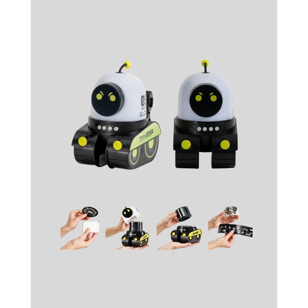 Robot Tasarımlı Bluetooth Hoparlörlü Yıldızlı Gökyüzü Projektör