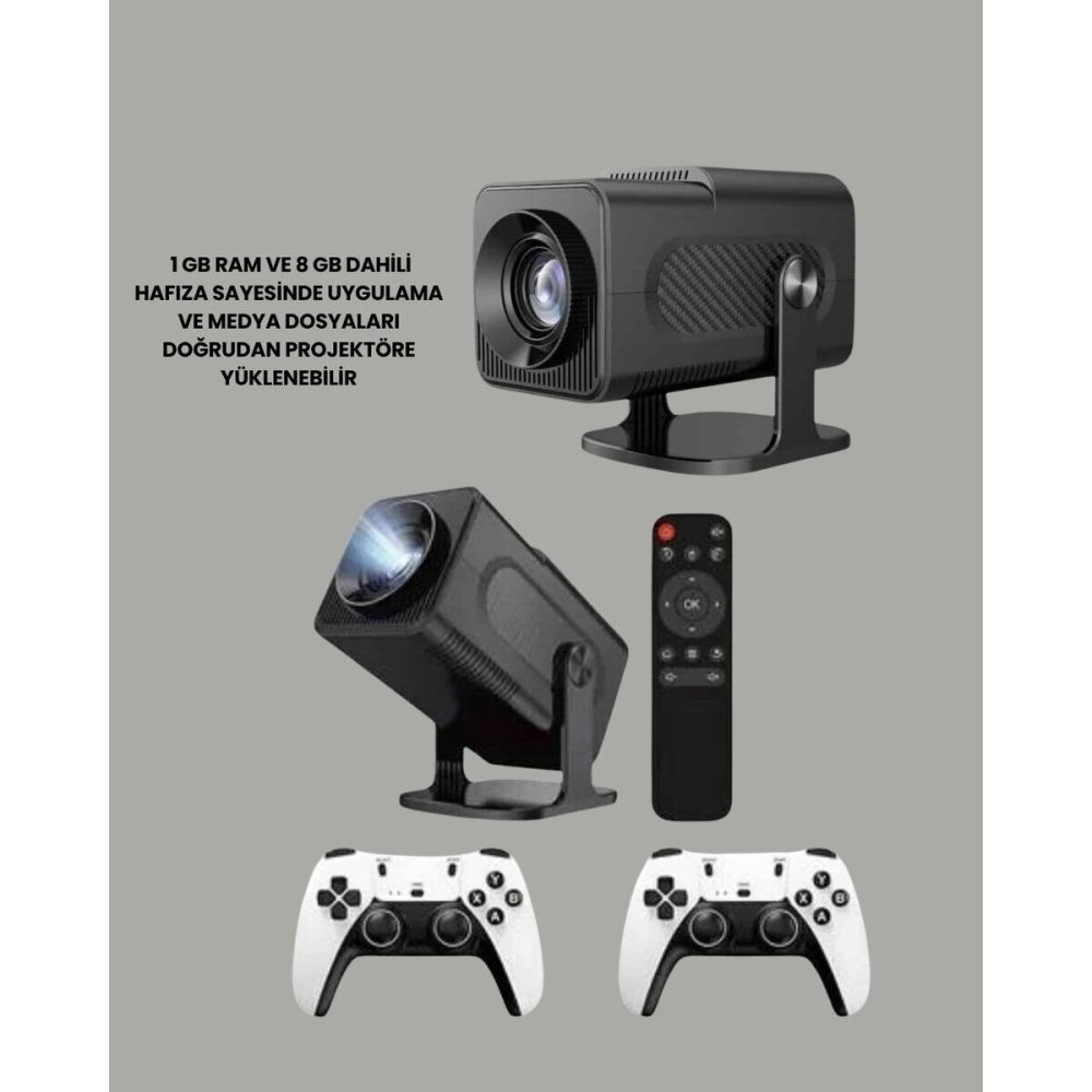 WiFi6 ve Bluetooth 5.4 Destekli LED Projektör - HCS350pro