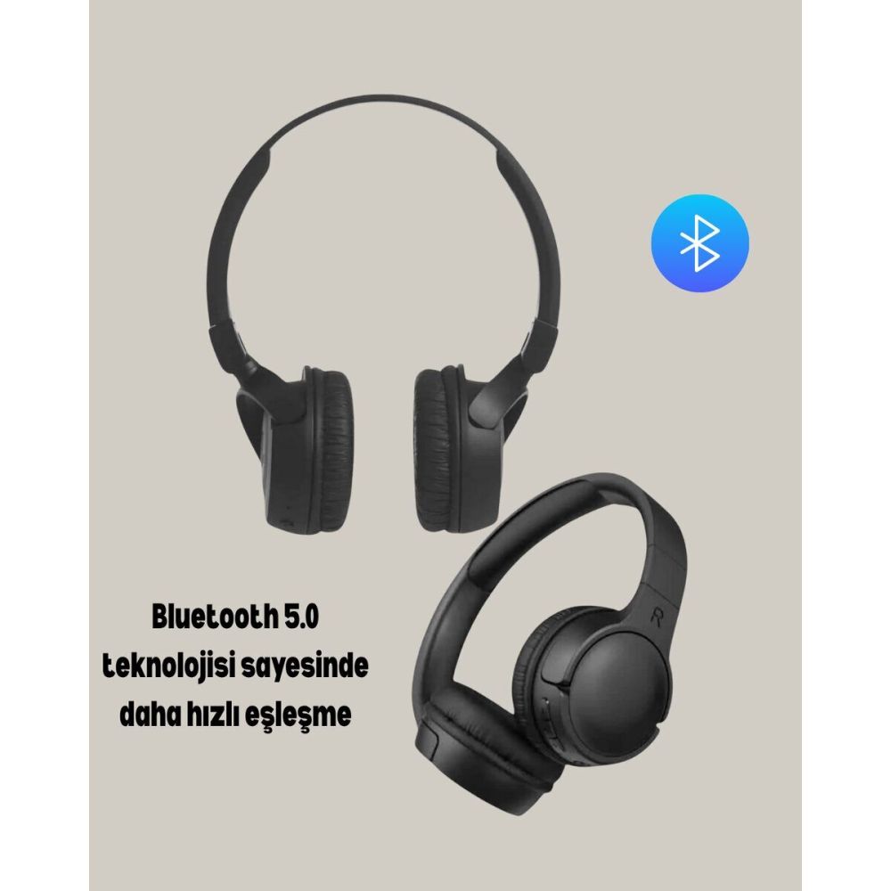 3.2 cm Sürücülü Ergonomik Kablosuz Kulaklık