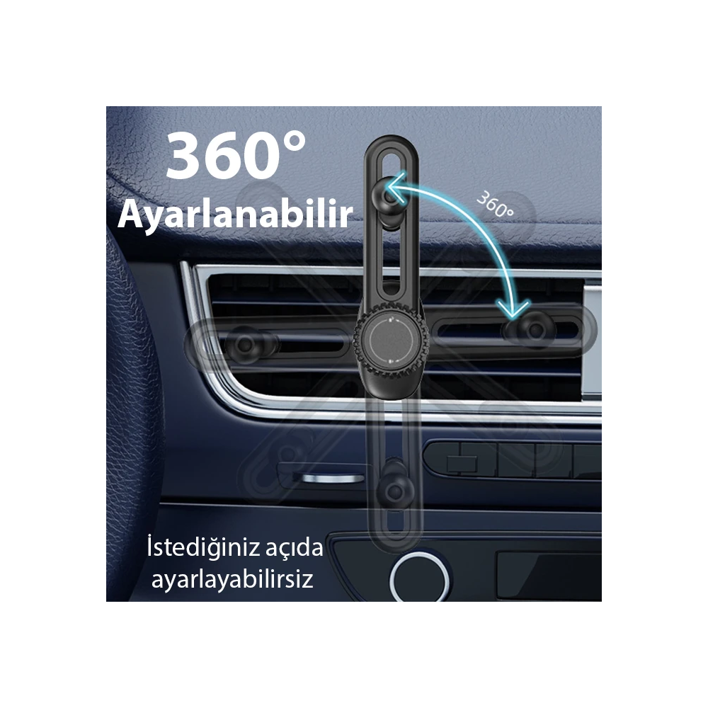 ALLY B099 Ayarlanabilen Araç Içi Havalandirma Telefon Tutucu