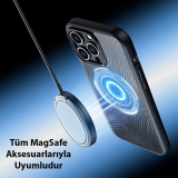 Dux Ducis iPhone 15 Pro Aimo Series MagSafe Premium Buzlu Sert PC-TPU 