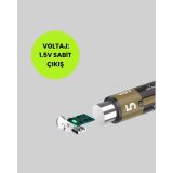USB Type-C Girişli Şarjlı AA Lityum Pil | 1.5V Sabit Çıkış | 3200mWh (