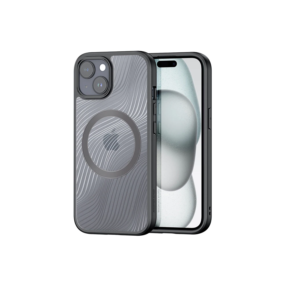Dux Ducis iPhone 15 Plus Aimo Series MagSafe Premium Buzlu Sert PC-TPU