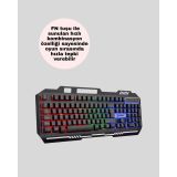 PG8018 LED Aydınlatmalı Mekanik Klavye Mouse – Oyunlarda Üstün Perform