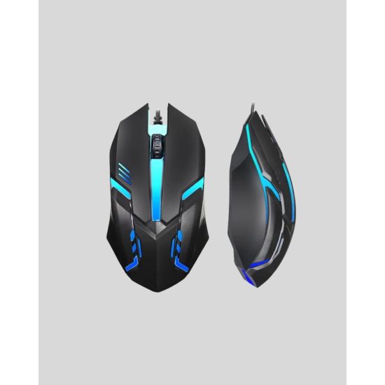 Mekanik Oyuncu Seti – LED Işıklandırma ve Ergonomik Mouse