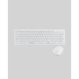 Ergonomik Kablosuz Klavye Mouse Takımı - Tam Boy Sessiz ve Güvenilir