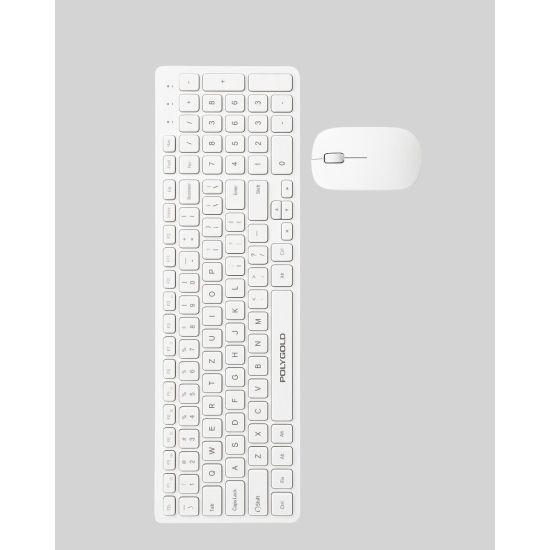 Ofis ve Ev Kullanımı İçin Kablosuz Klavye Fare Seti - Ergonomik ve Pra