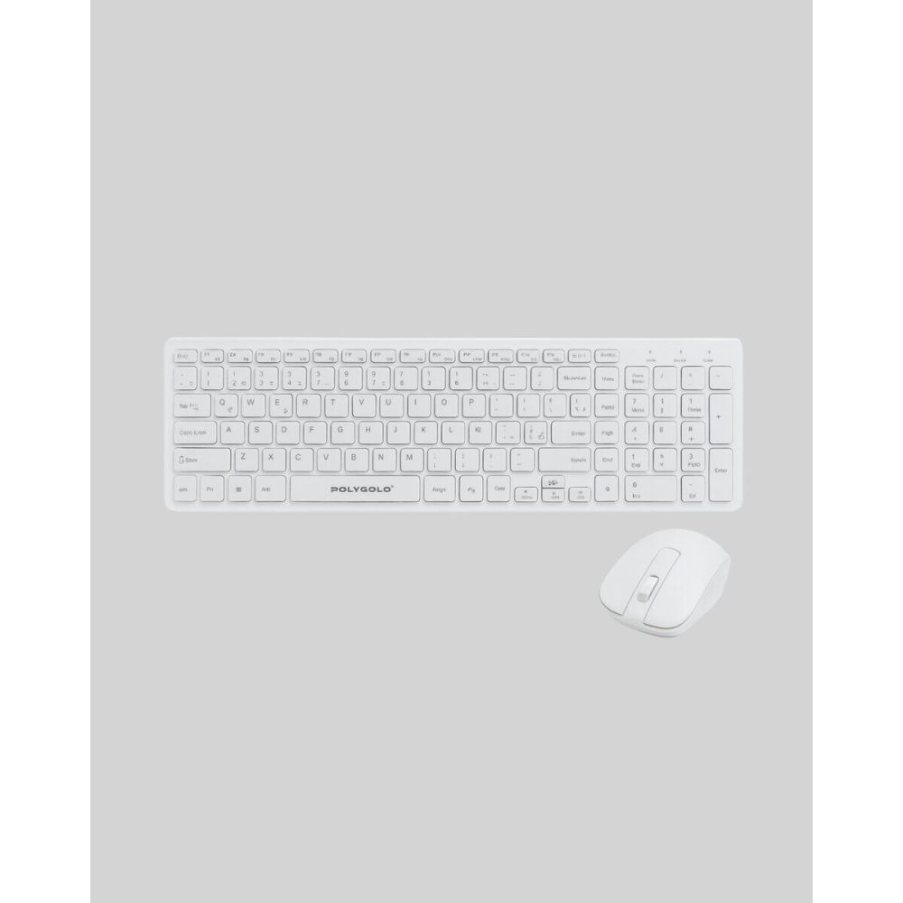 Ofis ve Ev Kullanımı İçin Kablosuz Klavye Fare Seti - Ergonomik ve Pra