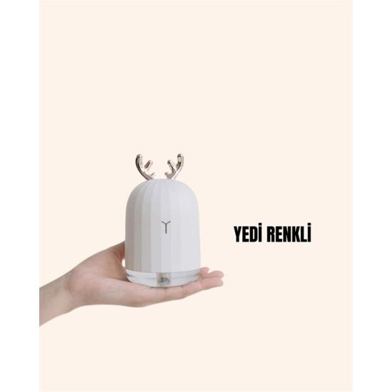 El Tipi USB Mini Soğuk Mist Nemlendirici 220 ml Tank