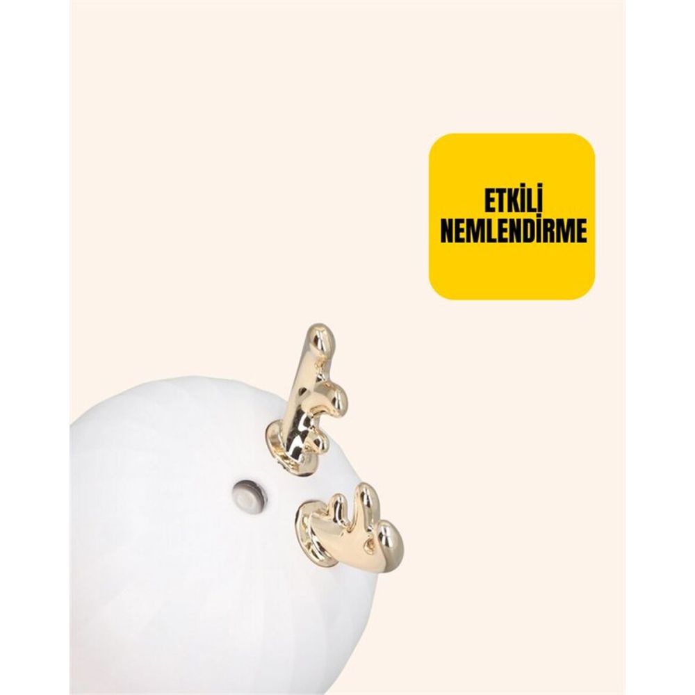 Renkli LED Işıklı ve Sürekli Spreyli Masa Nemlendirici