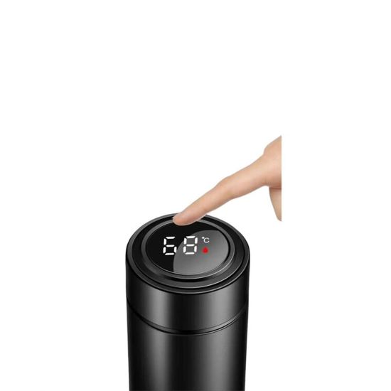 250ml LED Ekranlı Paslanmaz Çelik Akıllı Termos