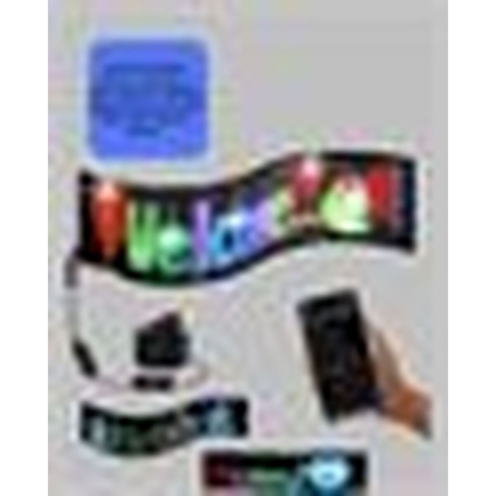 RGB Renkli LED Ekran Tabela USB Bağlantılı ve Kayan Yazı Destekli