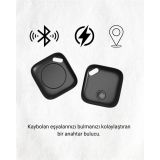 iOS & Android Uyumlu Smart Tag | Uzun Pil Ömrü | Bul Uygulaması ile En