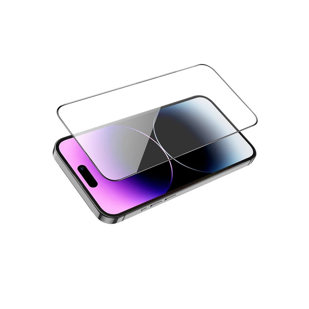 HOCO iPhone 15 Pro Max Full Screen HD Tempered Kırılmaz Cam Ekran Koru