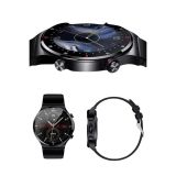 Amoled Ekran Metal Deri Silikon Kordonlu Uyku ve Sağlık Takibi