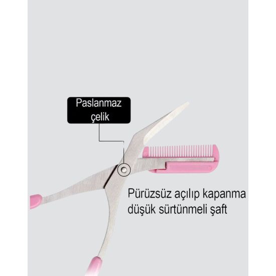 Kaş Düzeltme Makası Taraklı – Profesyonel ve Pratik Kaş Bakımı