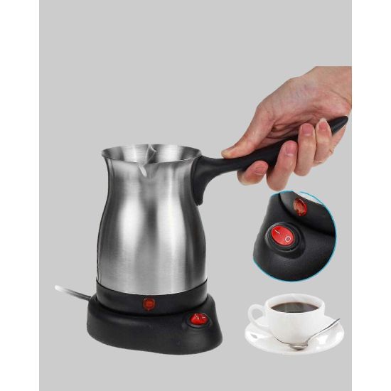 Çelik Kahve Makinesi Cezve 800 Watt Paslanmaz Çelik Türk Kahvesi Makin
