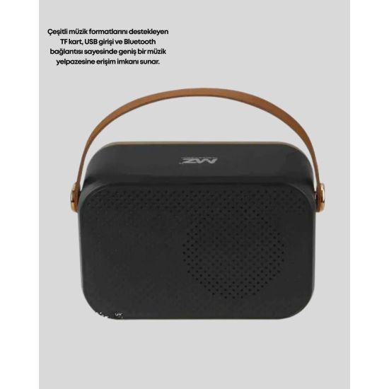 Retro Bluetooth Radyo – Nostaljik Tasarım TF Kart ve USB Destekli