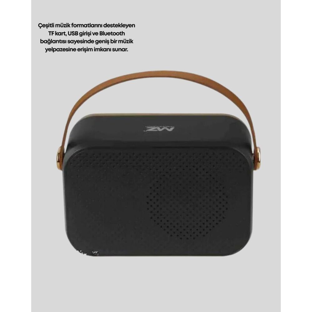 Klasik Retro Radyo – Bluetooth Destekli FM Özellikli Şarjlı Hoparlör