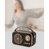 Klasik Retro Radyo – Bluetooth Destekli FM Özellikli Şarjlı Hoparlör