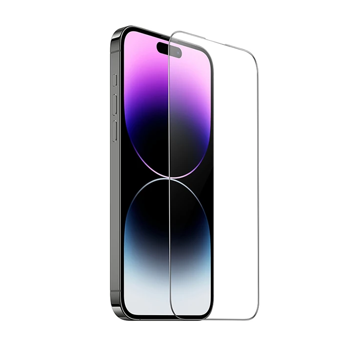 HOCO iPhone 15 Pro Full Screen HD Tempered Kırılmaz Cam Ekran Koruyucu