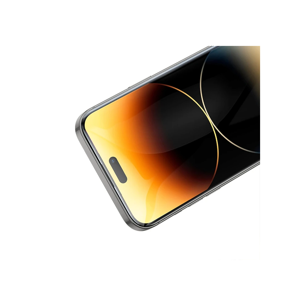 HOCO iPhone 15 Pro Full Screen HD Tempered Kırılmaz Cam Ekran Koruyucu