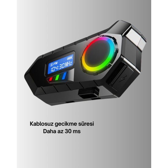 Kablosuz Oyuncu Kulaklığı RGB Aydınlatmalı Bluetooth Mikrofonlu Gaming