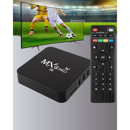 4K Android TV Box – 2GB RAM 16GB ROM Hızlı Wi-Fi Bağlantılı Akıllı Med