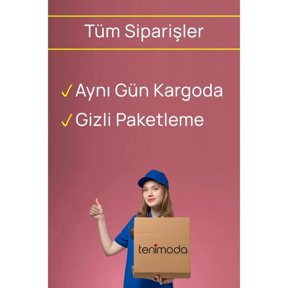 Kırmızı Kenarları Dantelli Özel Bölgesi Açık Külotlu Çorap