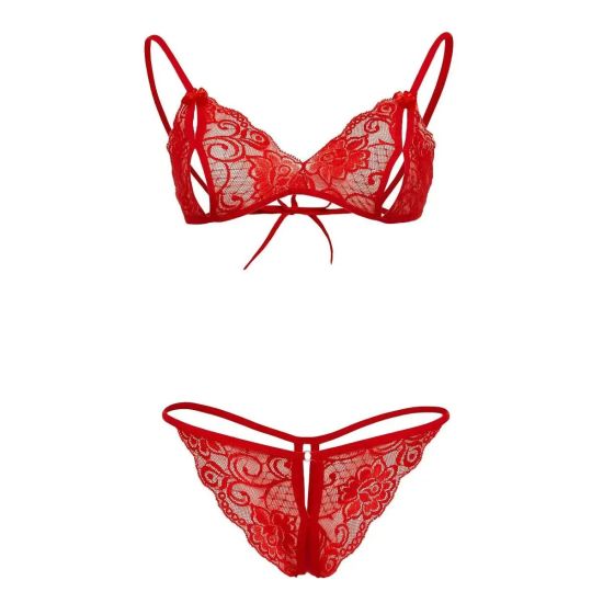 Altın Rengi Deri Seksi Fantazi Takım TM