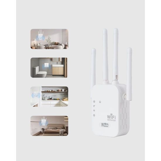 50 Cihaz Destekli 300Mbps Kablosuz Sinyal Güçlendirici RJ45 Kablolu Ku