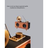 Şömine Efektli Bluetooth Hoparlör FM Radyo USB TF Kart Müzik Çalar