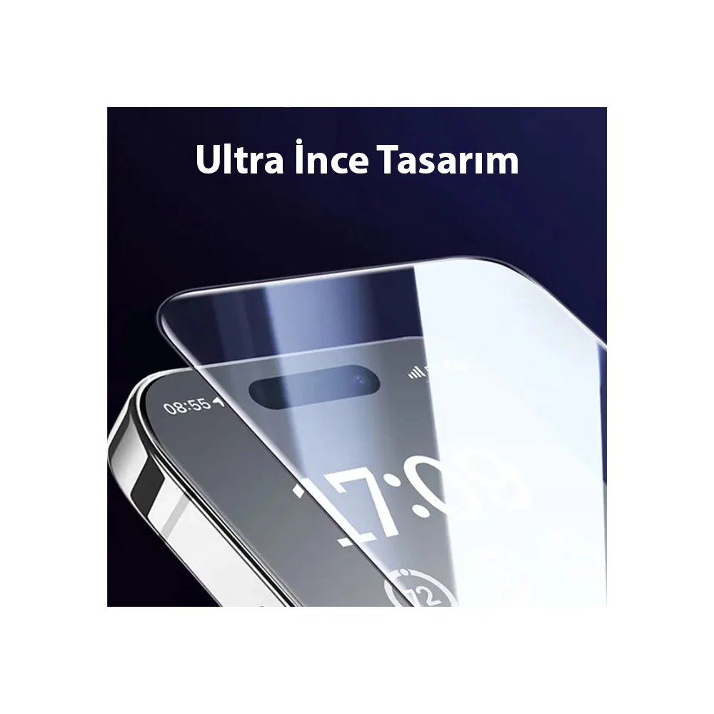 Baseus iPhone 15 HD Tempered Full Koruma Cam Ekran Koruyucu