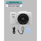 Taşınabilir 5K UHD Fotoğraf ve Video Kamera Otofokus WiFi