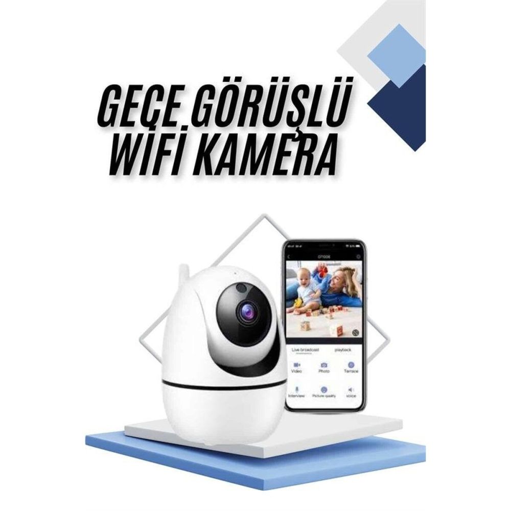Mini IP Kamera Hareketli Güvenlik Kamerası Kablosuz Wifi Kamera Mikrof
