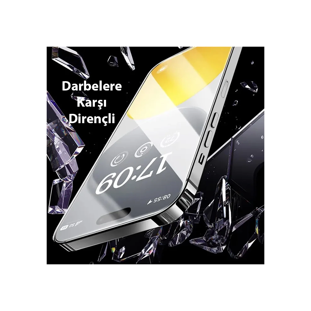 Baseus iPhone 15 Pro HD Tempered Full Koruma Cam Ekran Koruyucu