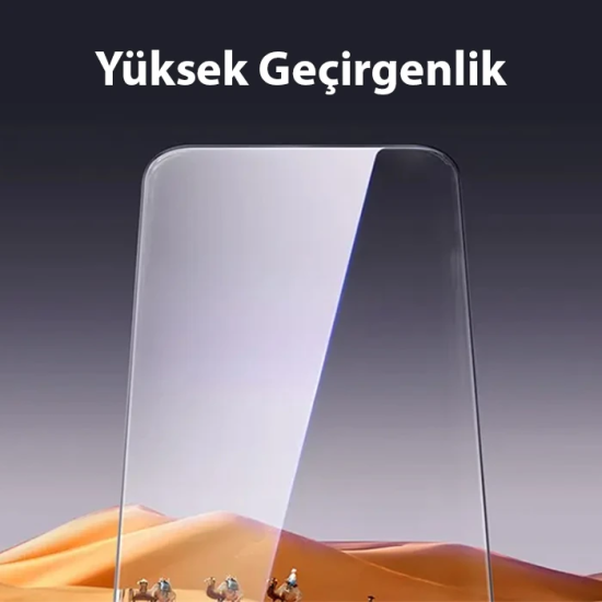 Baseus Schott iPhone 15 Pro Max HD Tempered Full Koruma Cam Ekran Koru