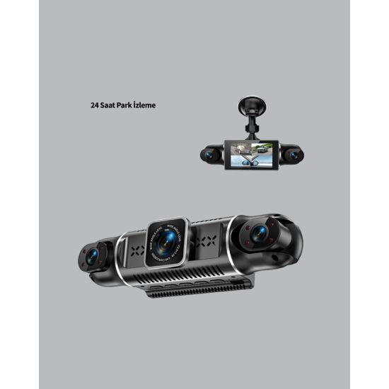 Araç İçi WiFi Destekli Full HD Kamera Geniş Açılı Gece Görüşlü
