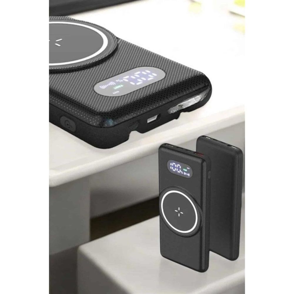 10.000 Mah Powerbank 4 Portlu Hızlı Şarj Dijital Göstergeli