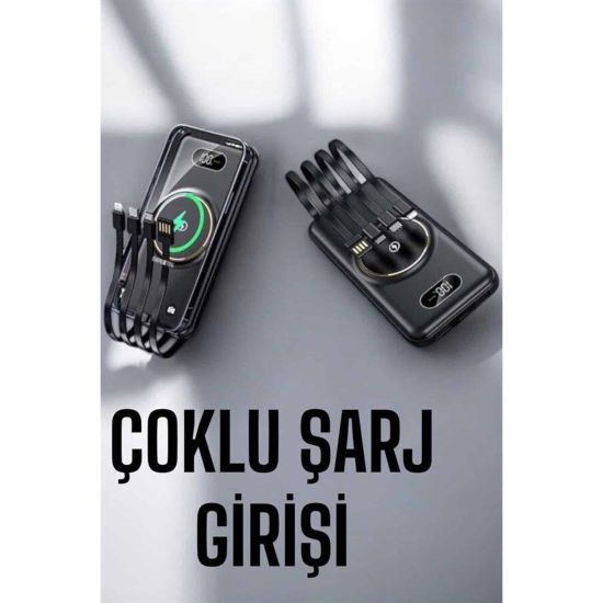 Kablosuz Şarj İstasyonu 4’ü 1 Arada iPhone Watch ve AirPods Uyumlu