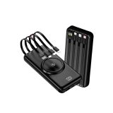 Kablosuz Çoklu Şarj Girişli 10.000 Mah Kablolu Powerbank Taşınabilir