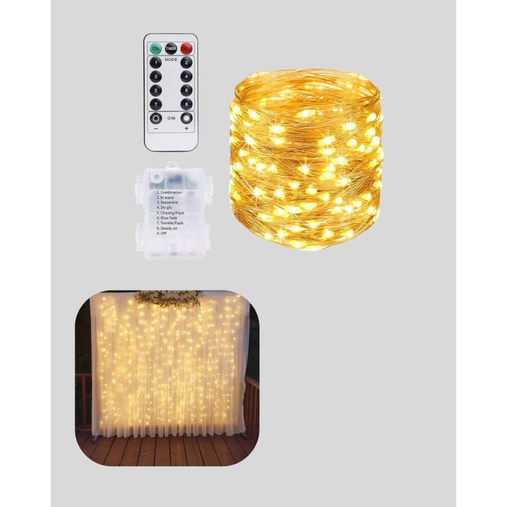 Romantik Ambiyans İçin Uzaktan Kumandalı Günışığı Peri Led