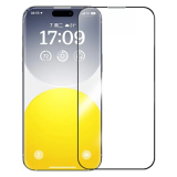Baseus Corning iPhone 15 Pro HD Tempered Full Koruma Cam Ekran Koruyuc