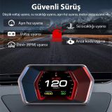 Ally A520 OBD2 + GPS Head Up Display HUD Dijital Hız Göstergesi RPM & 