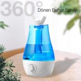 EZERE QTUM9 Çift Sprey Ultrasonik Hava Nemlendirici 3.5L KLS-204