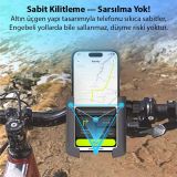 Ally Crown Gidon Bağlantılı Bisiklet ve Motosiklet Telefon Tutucu