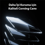 Baseus Corning iPhone 15 Pro Max HD Tempered Full Koruma Cam Ekran Kor