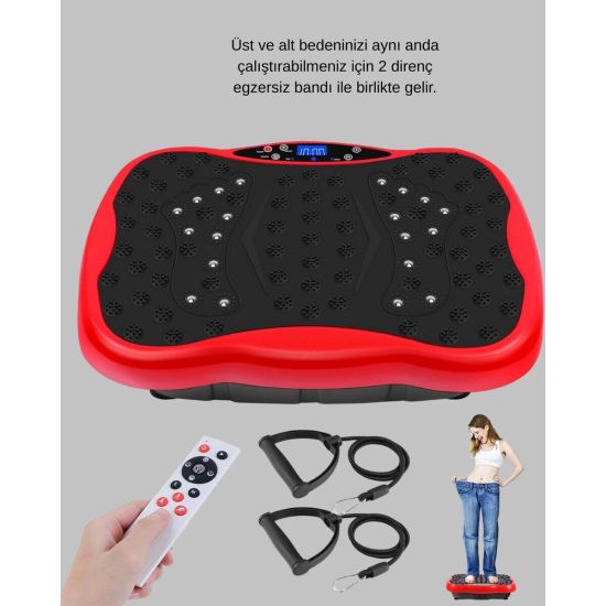 Vücut Sıkılaştırmaya Yardımcı Titreşimli Fitness Platformu