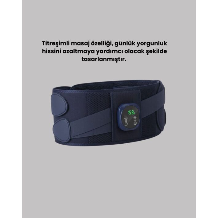 Bel Karın ve Sırt İçin Isıtmalı Masaj Cihazı
